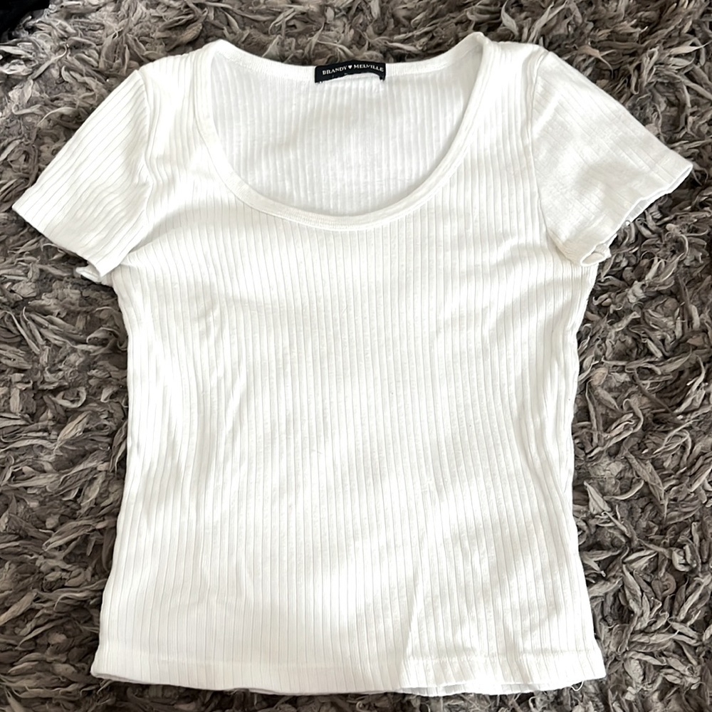 White brandy tee